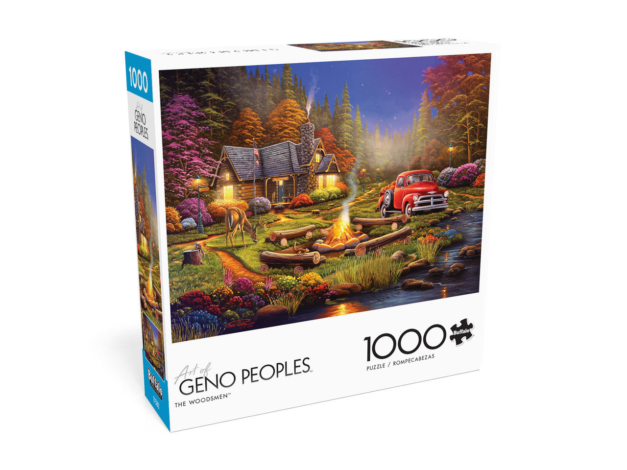 Geno Peoples: The Woodsmen 1000 Piece Puzzle
