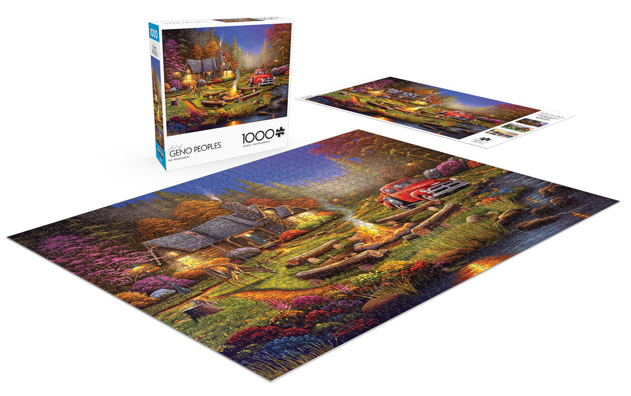 Geno Peoples: The Woodsmen 1000 Piece Puzzle