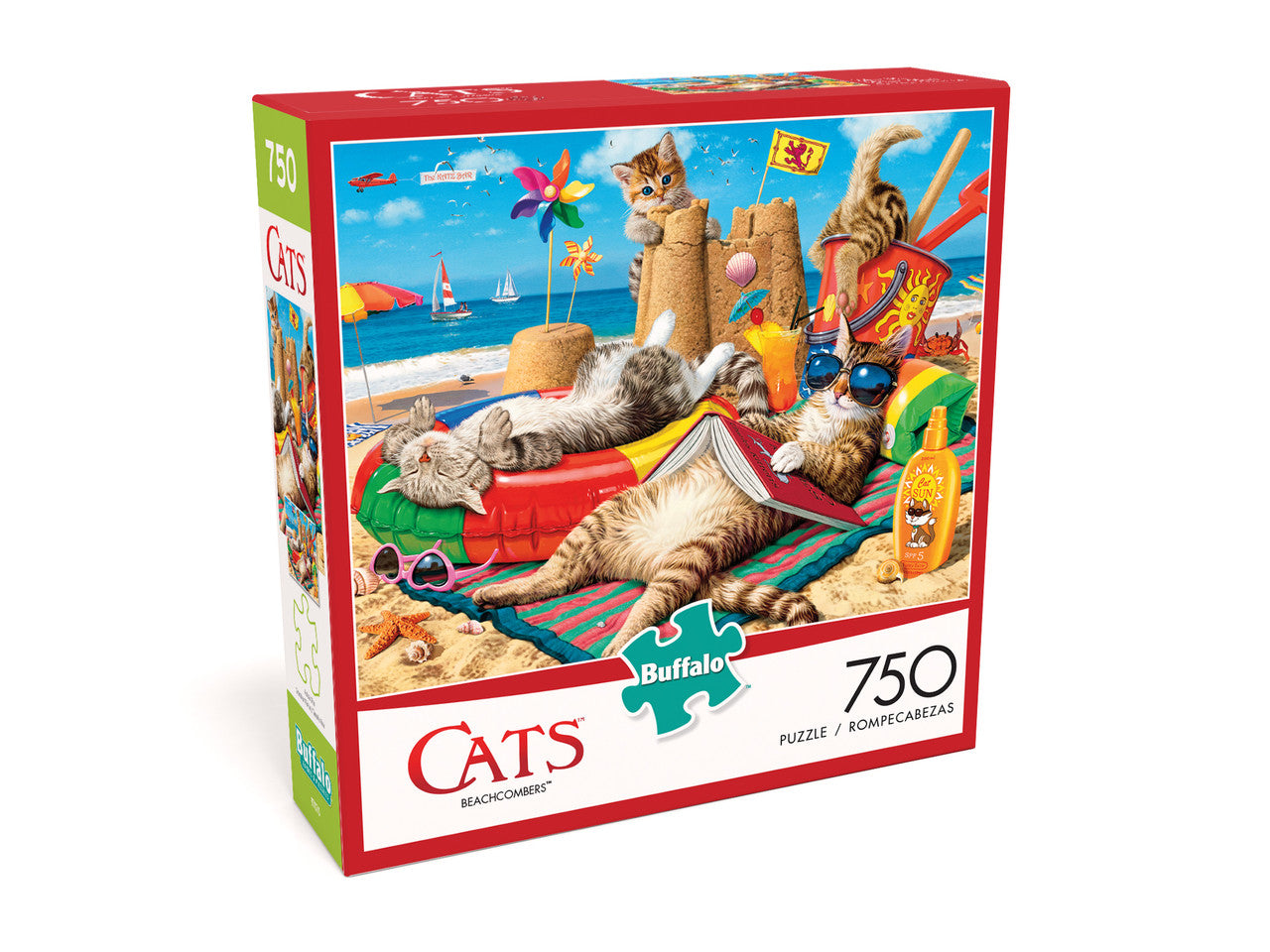 Cats Beachcombers 750 Piece Jigsaw Puzzle