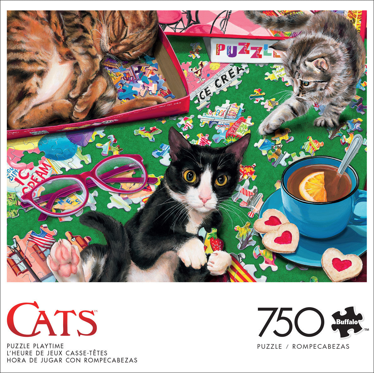 Cats: Puzzle Playtime 750 Piece Puzzle
