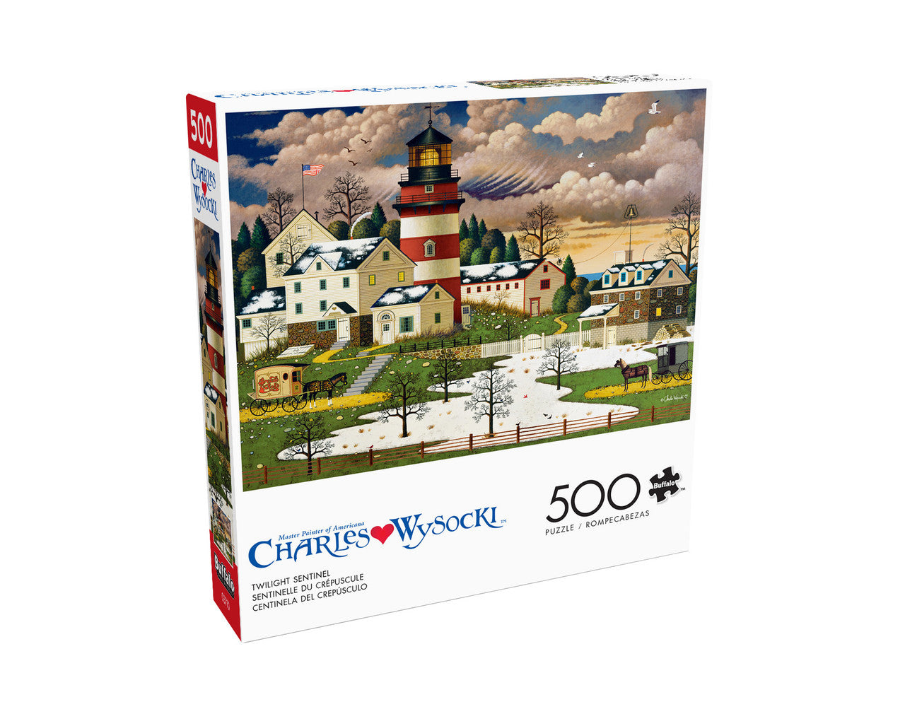 Charles Wysocki: AMERICANA - Twilight Sentinel 500 Piece Puzzle