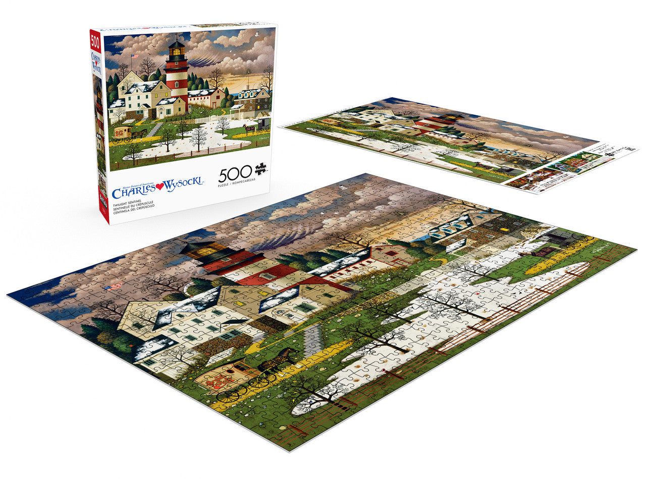 Charles Wysocki: AMERICANA - Twilight Sentinel 500 Piece Puzzle
