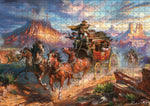 Gold: Wild Wild West 500 Piece Puzzle (Premium Giftable Gold Box)