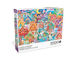 Colorful Cookietown 2000 Piece Puzzle