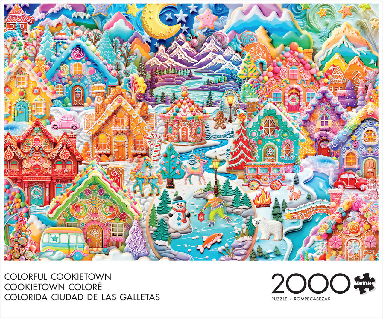 Colorful Cookietown 2000 Piece Puzzle
