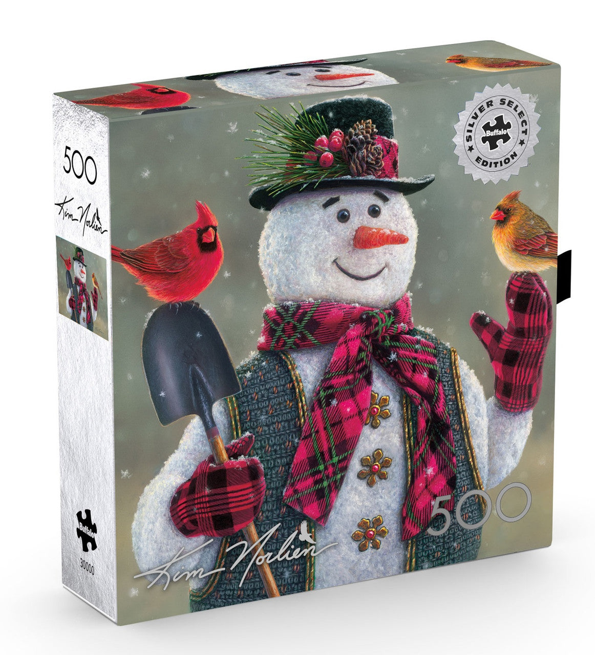 Kim Norlien Silver Select: Snow Grandpa 500 Piece Puzzle